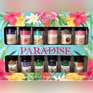Lefleuria Paradise Island Tropical Essential Aromatherapy Oils Set of 12 NEW